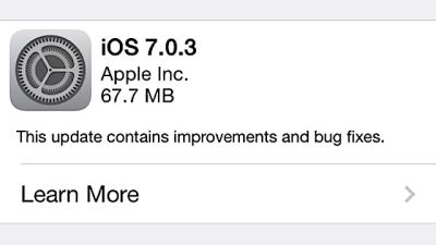 iOS 7.0.3 Fixes iMessage Bugs, Calibration Issues