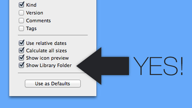 Bring Your Home Folder’s Library Back With One Checkbox In Mavericks