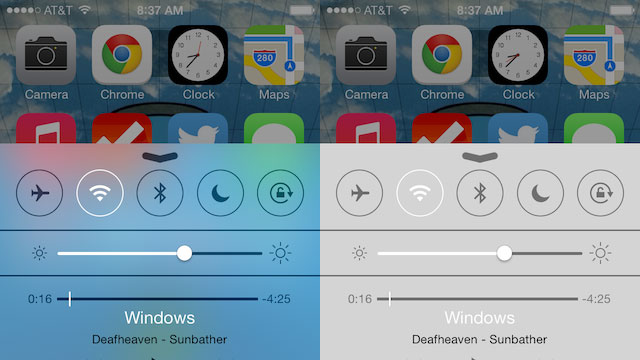 Disable Blur Effects In iOS 7 For Easier Reading, Better Performance