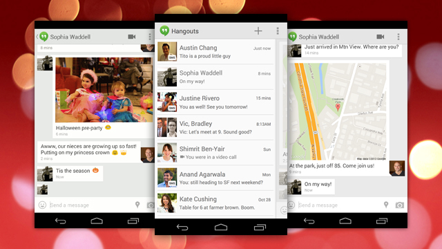 Google Hangouts Adds SMS Support, Location Sharing And Animated GIFs