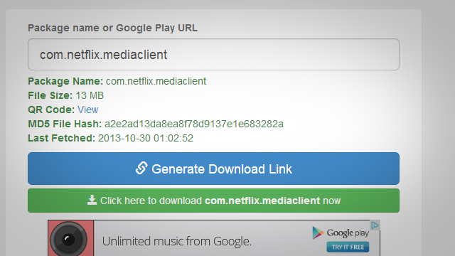 APK Downloader Pulls APK Files Directly From Google Play