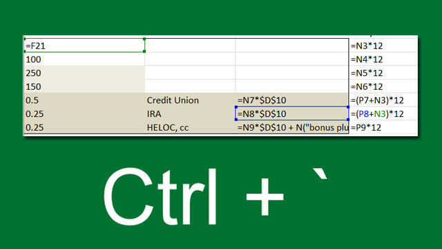 Quickly See All The Formulas In Excel With This Shortcut