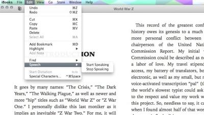 Have iBooks Read To You Using Dictation