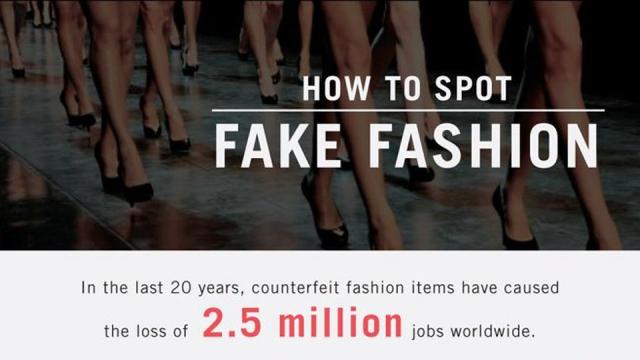 Spot Fake Fashion Items With This Infographic