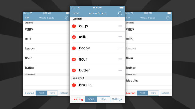 LocationList Automatically Sorts Your Shopping List Based On Supermarket Location