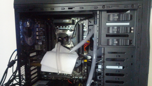 What To Do When Your Water Cooling Leaks Inside Your PC