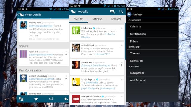 Tweedle Makes Twitter Simple, Stable And Beautiful For Free