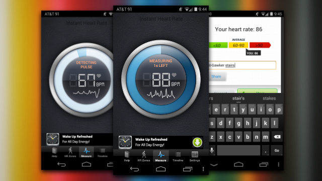 Instant Heart Rate Measures Your Heart Rate With Your Phone’s Camera