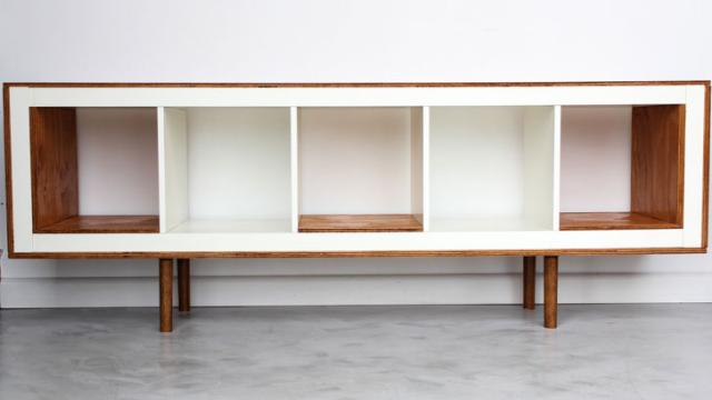 Turn An IKEA Bookshelf Into A Beautiful Storage Table