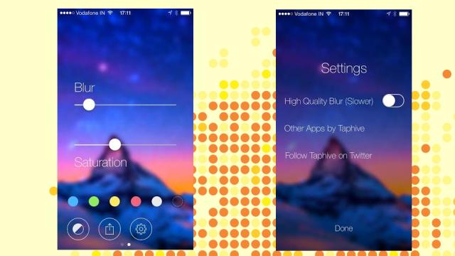 Blur Studio Creates Blurred iOS 7 Wallpapers From Any Image