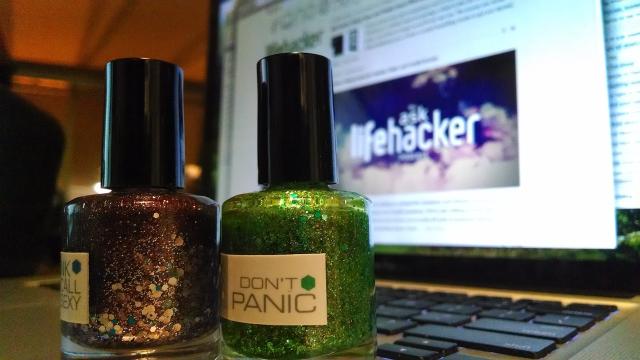 Use Glitter Nail Polish To Make Your Laptop Tamper-Proof