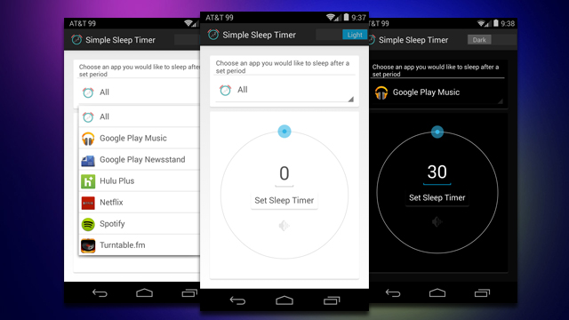 Super Simple Sleep Timer Silences Or Closes Apps On A Timer
