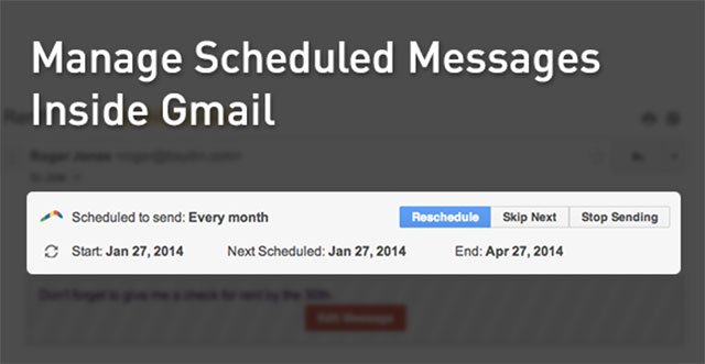 Boomerang Adds Scheduled Message Management Directly In Gmail