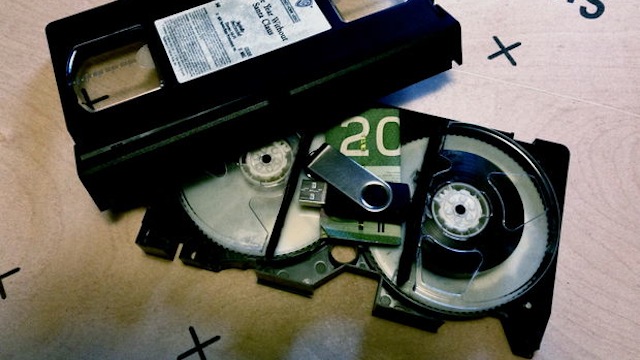 Build A Secret Compartment Into A VHS Tape