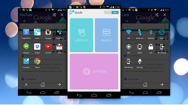 Quickr Adds Quick Action Tabs To Android, Makes Multitasking Easy