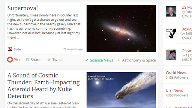 Trove Provides Curated And Lightweight News Reading