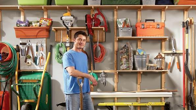Organise Your Entire Garage With A DIY Wall Of Storage
