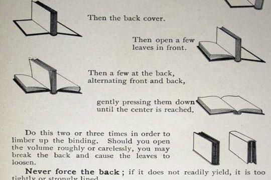 Break In A Hardcover Book (Without Ruining The Spine)