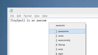 TinySpell Adds Spell-Check To Notepad, Wordpad And Other Windows Apps