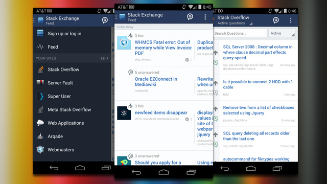 Stack Exchange Releases Android App, Answers Questions On The Go