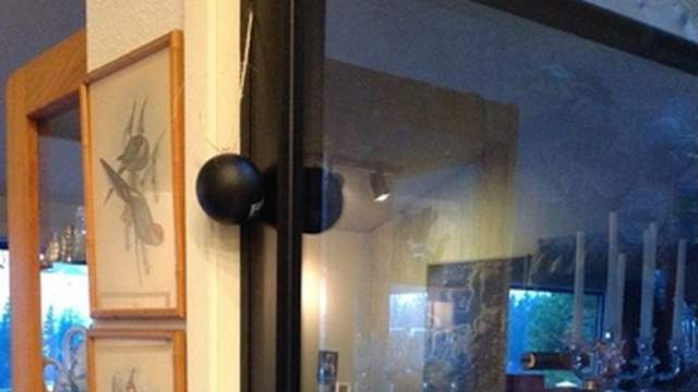 Safeguard A Sliding Glass Door With A Rubber Ball