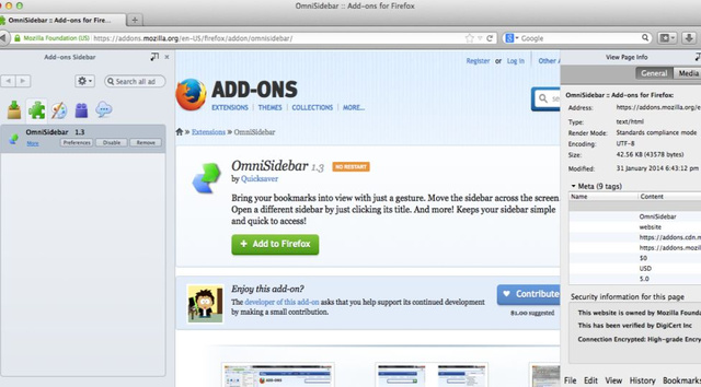 OmniSidebar Makes Firefox Sidebar Hacks Easier Than Ever