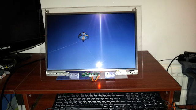 Convert An Old Laptop Into A Monitor With A Build-In Stand