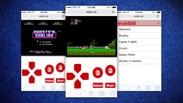 WebNes Plays Your Nintendo Games In A Mobile Browser