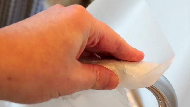 Keep Taps Shiny Longer With Wax Paper