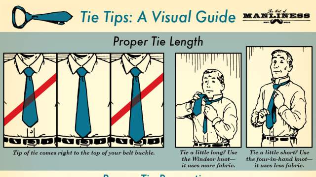 This Infographic Shows You How To Wear A Tie With Style