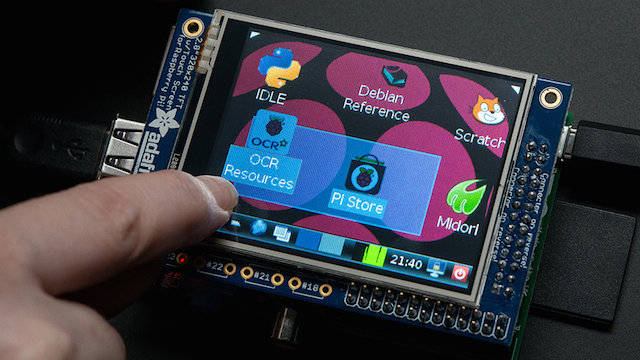 The Adafruit PiTFT Makes Adding A Touchscreen To A Raspberry Pi Easy