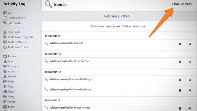How To View (And Erase) Your Facebook Search History