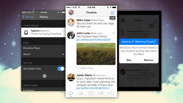 Tweetbot Adds A New Font Option, Larger Thumbnails And Better Muting