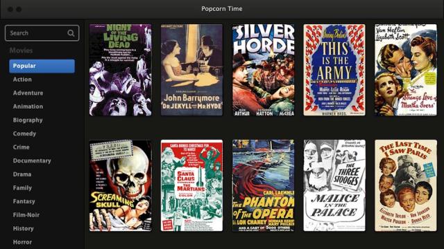 Popcorn Time Streams Movie Torrents From A Huge Library