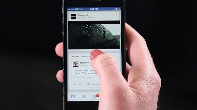 Facebook Now Includes Auto-Play Video Ads For Everyone