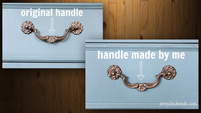 Mould Your Own Handles To Replace Broken Or Missing Cabinet Hardware