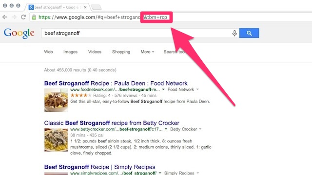Bring Back Forum, Recipe And Local Searches To Google