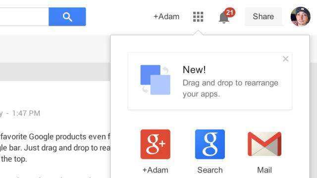 Customise Your Google Shortcuts Bar With Drag And Drop