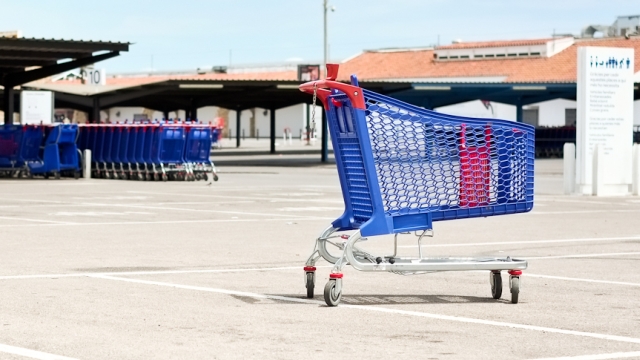 Grab Shopping Trolleys From The Parking Lot To Avoid Wobbly Wheels
