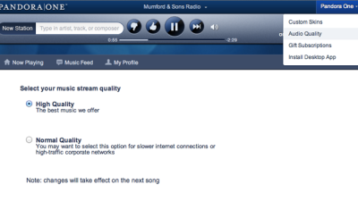 Stream Pandora One From Your PC Instead Of Your Phone For Better Quality
