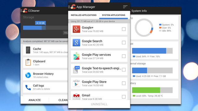 CCleaner Beta For Android Clears Call Logs And Caches, Uninstalls Apps