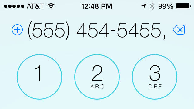 Make Your iPhone Automatically Dial Someone’s Extension