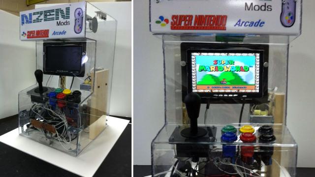Turn A Super Nintendo Into An Arcade Machine