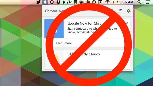How To Disable Chrome’s Google Now Notifications