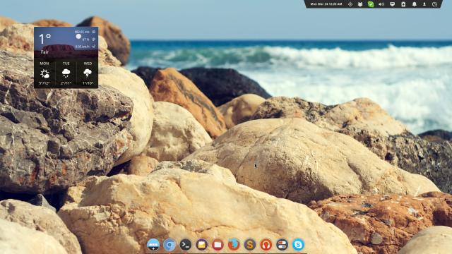 The Rocky Beach Linux Desktop