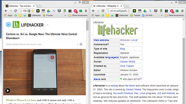 Use Wikipedia’s Mobile Site For Easier Split-Screen Research