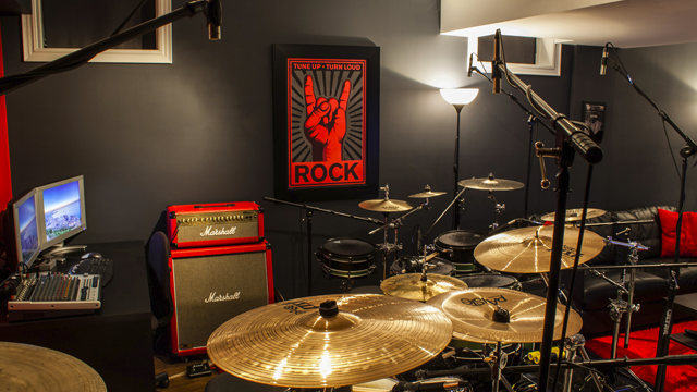 The Designer And Drummer’s Rocking Workspace