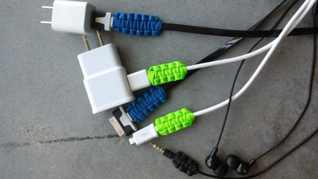 Reinforce Charging Cable Joints With Paracord