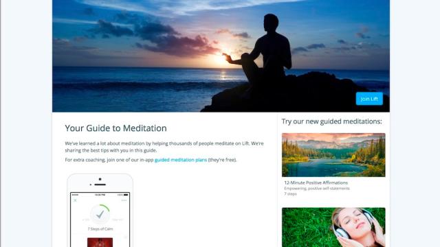 Lift’s Guide To Meditation Is A Data-Driven Introduction For Beginners