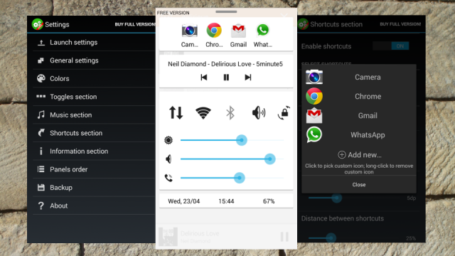 Quick Control Panel Adds A Customisable Control Centre To Android